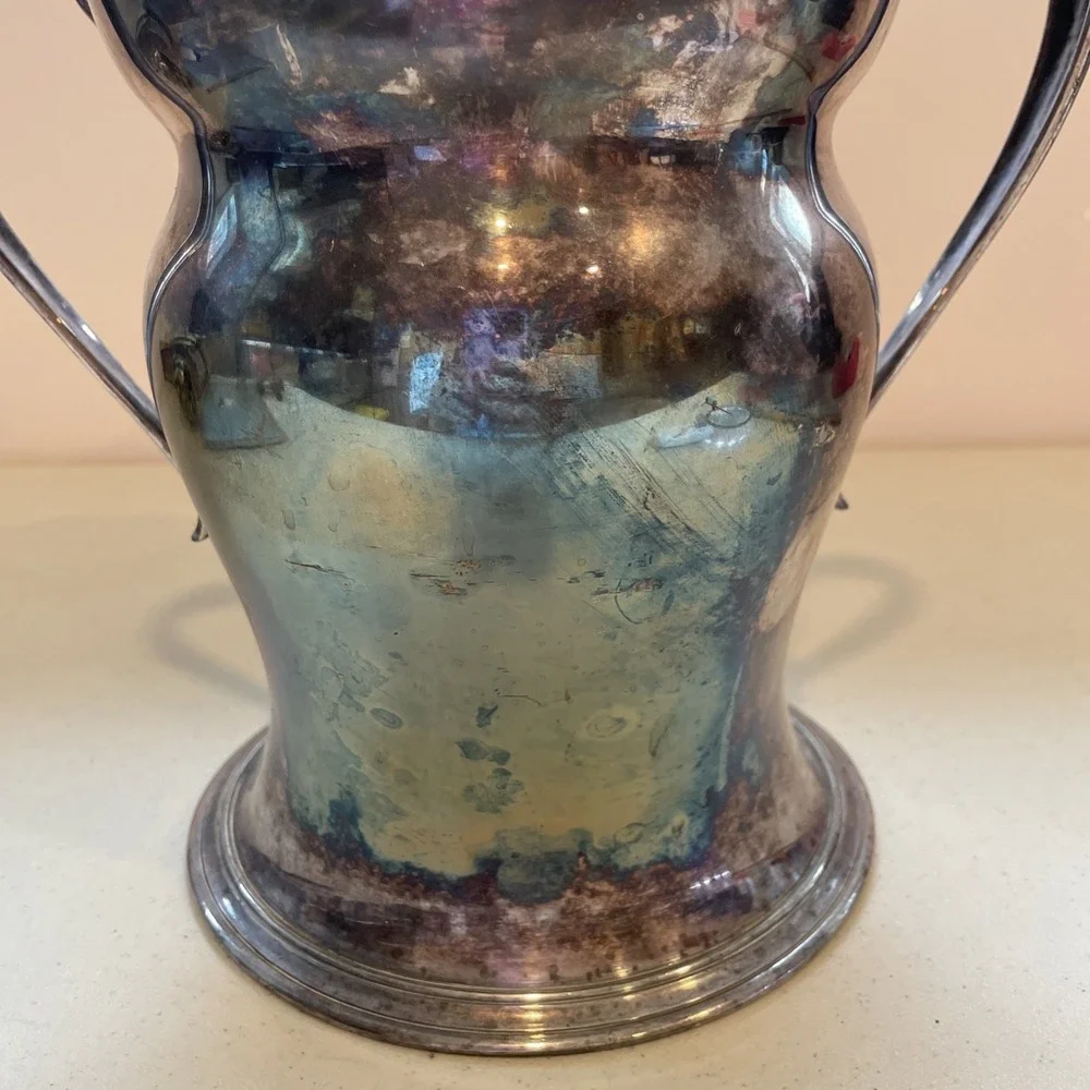 Antique Meriden B Company Silver Plated Loving Cup Trophy Urn Vase Ice Bucket